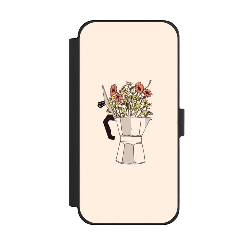 iPhone 15 Pro Max NIVOflip Moka Blumen