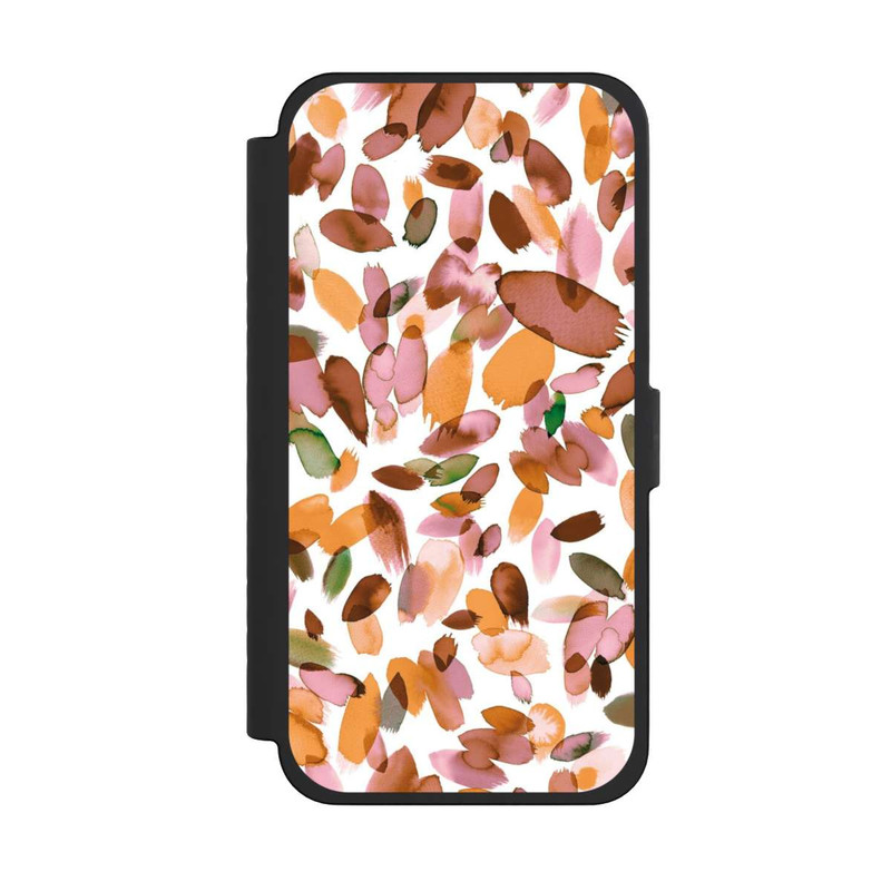 iPhone 15 Pro Max NIVOflip Watercolor Petal Stains Orange
