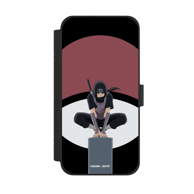 iPhone 15 Pro Max NIVOflip Itachi Uchiha Symbol schwarz