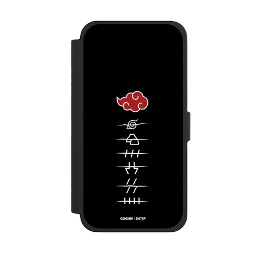 Apple iPhone 15 Pro Max NIVOflip Akatsuki Mitgliedssymbole Schwarz