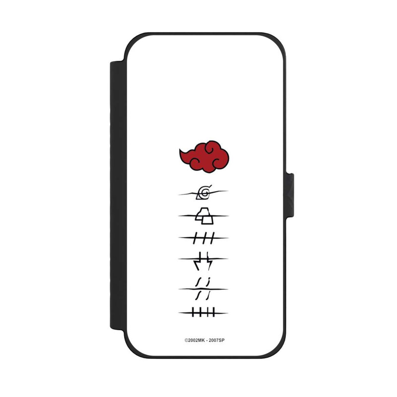 iPhone 15 Pro Max NIVOflip Symboles blancs des membres d'Akatsuki