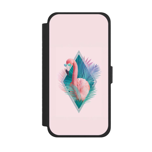 Apple iPhone 15 Pro Max NIVOflip Tropical Leaves Flamingo