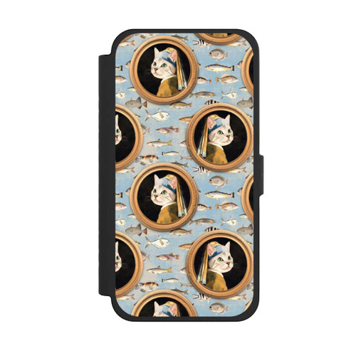 Apple iPhone 15 Pro Max NIVOflip Katzen Muster