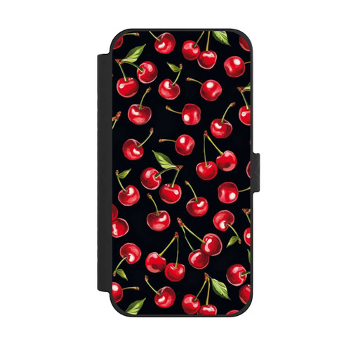 Apple iPhone 15 Pro Max NIVOflip Kirschmuster Schwarz mit KI
