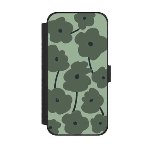 Apple iPhone 15 Pro Max NIVOflip Fleurs Minimalistes Vertes