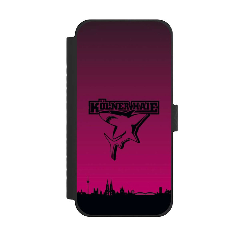 iPhone 15 Pro Max NIVOflip Kölner Haie Skyline Pink
