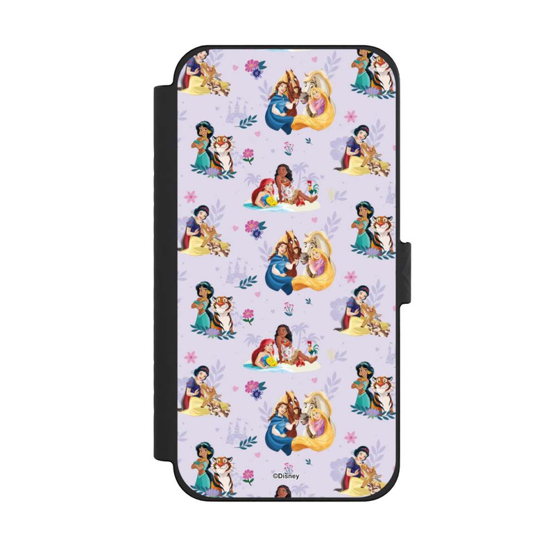 iPhone 15 Pro Max NIVOflip Princess Floral Pattern Purple