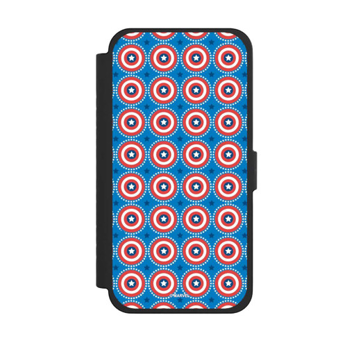 Apple iPhone 15 Pro Max NIVOflip Captain American Shield Pattern