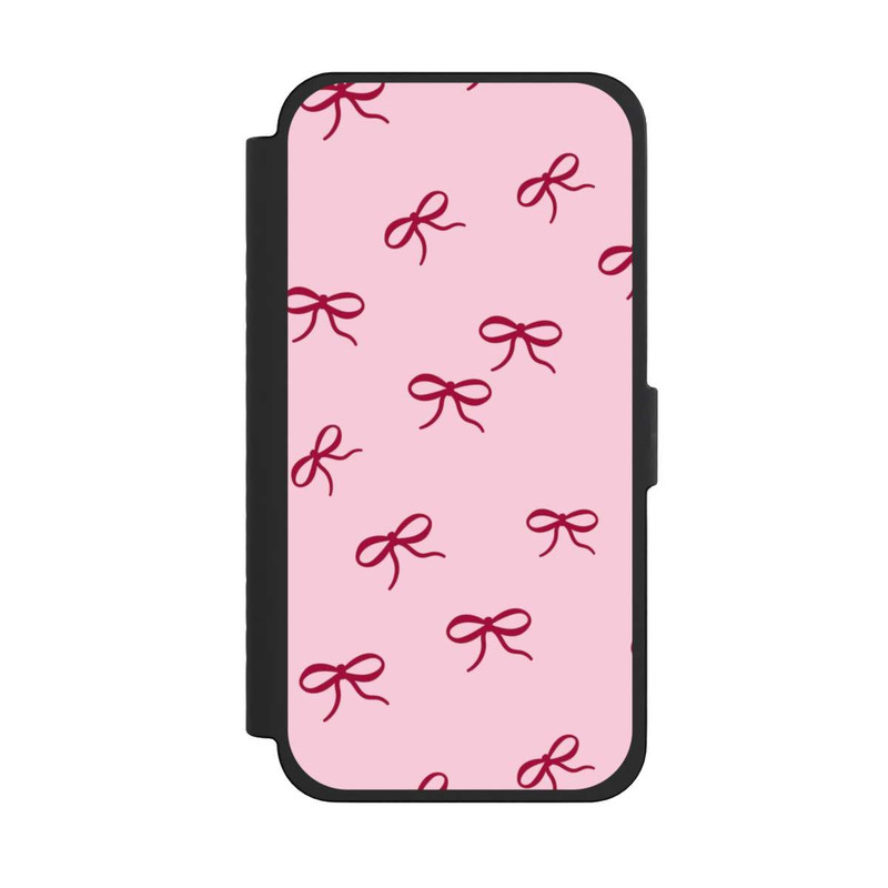 iPhone 15 Pro Max NIVOflip Bows Red Pink Pattern