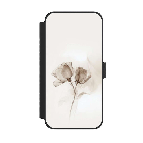 Apple iPhone 15 Pro Max NIVOflip Braune Rose Blume Nebel
