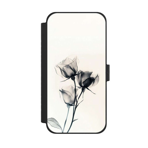 Apple iPhone 15 Pro Max NIVOflip Schwarze Blume