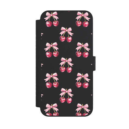 Apple iPhone 15 Pro Max NIVOflip Kirsche Schleife mit KI