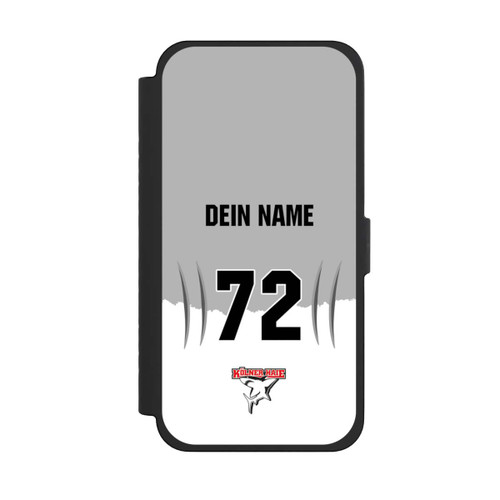Apple iPhone 15 Pro Max NIVOflip Kölner Haie Trikotmotiv Personalisierbar