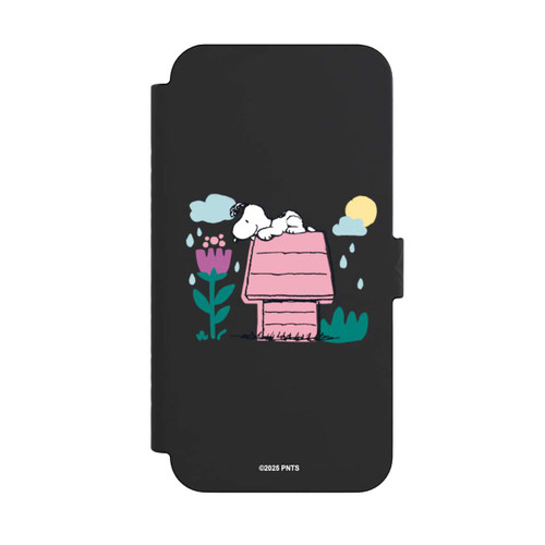 Apple iPhone 15 Pro Max NIVOflip Snoopy Hundehütte Frühling transparent