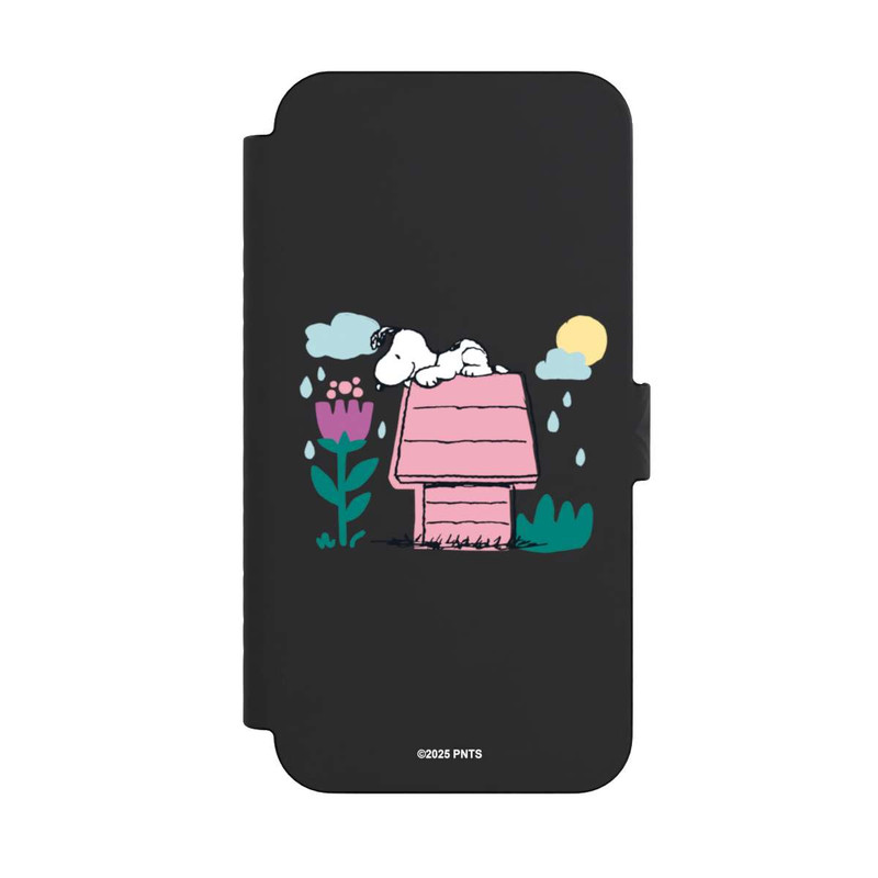 iPhone 15 Pro Max NIVOflip Snoopy Hundehütte Frühling transparent