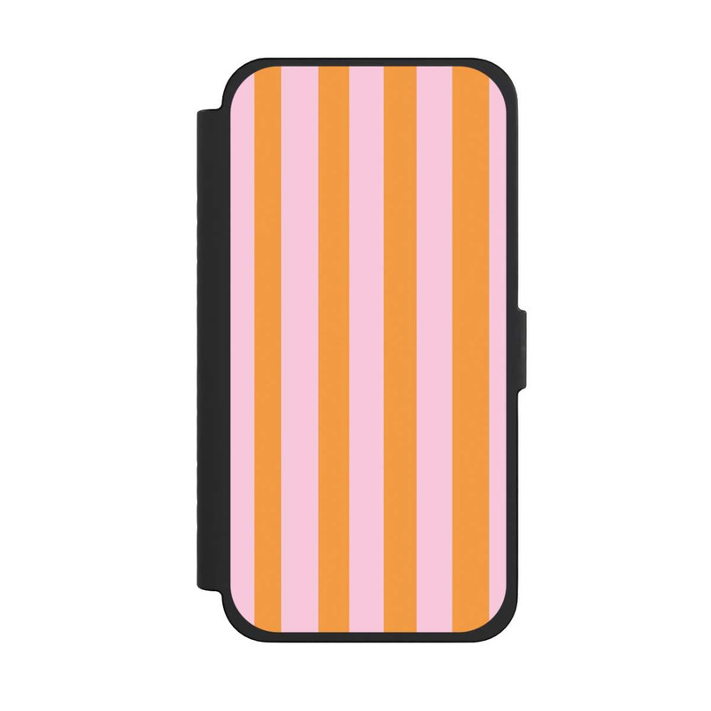 iPhone 15 Pro Max NIVOflip Orange And Pink Stripes