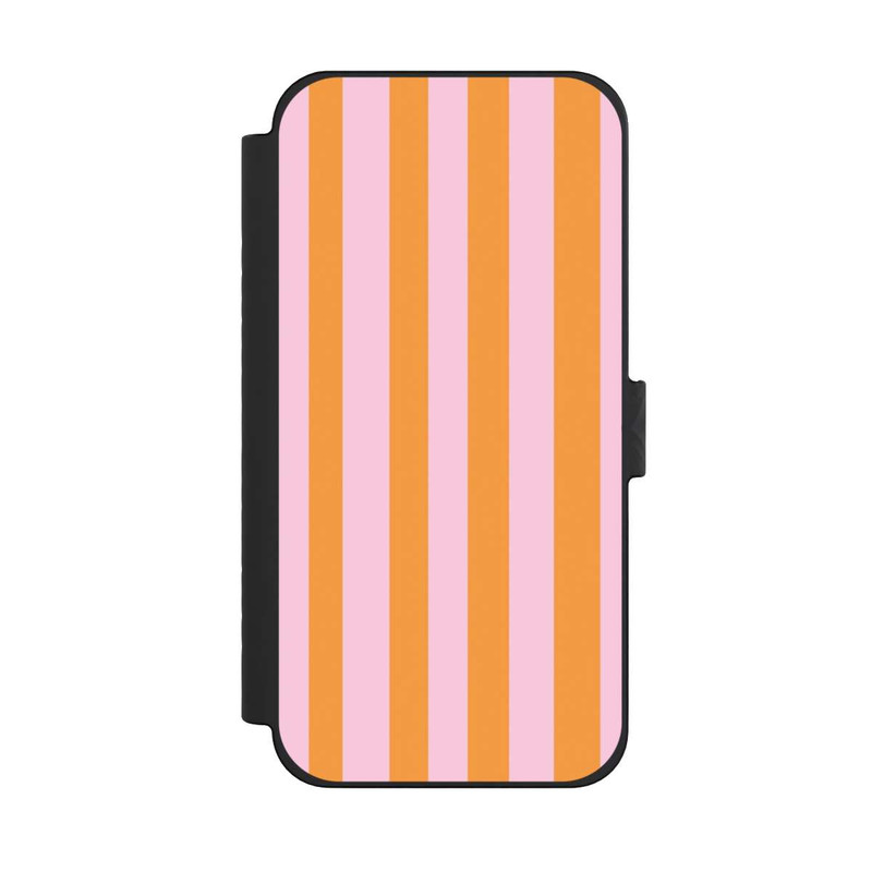 iPhone 15 Pro Max NIVOflip Orange And Pink Stripes