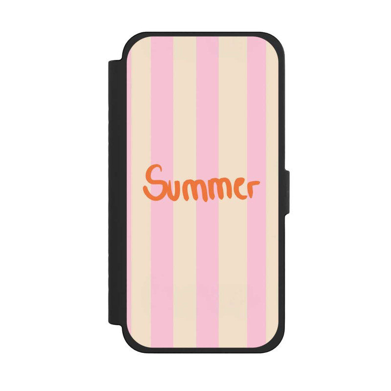 iPhone 15 Pro Max NIVOflip Summer Pink And Orange Stripes