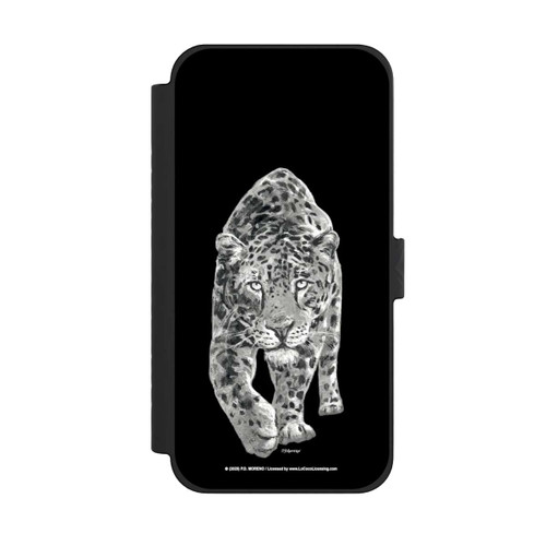 Apple iPhone 15 Pro Max NIVOflip Leopard Schwarz