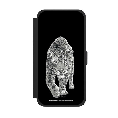 Apple iPhone 15 Pro Max NIVOflip Leopard Schwarz