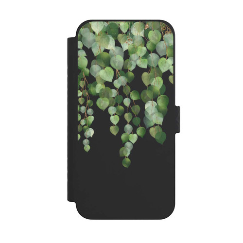 Apple iPhone 15 Pro Max NIVOflip Eucalyptus Hanging Watercolor Transparent