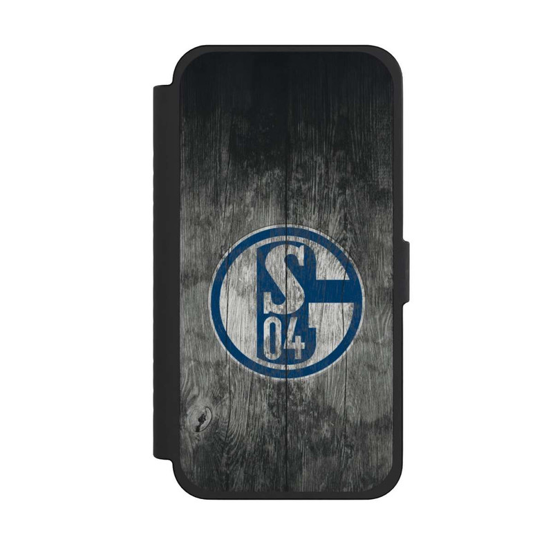 iPhone 15 Pro Max NIVOflip Schalke 04 Holz Look