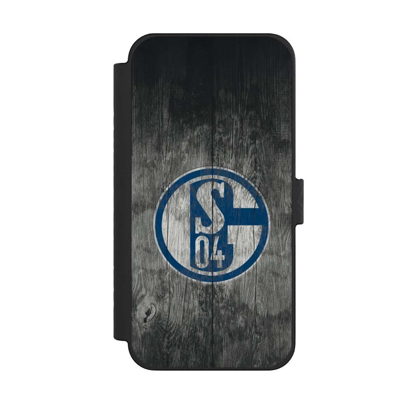 iPhone 15 Pro Max NIVOflip Schalke 04 Holz Look