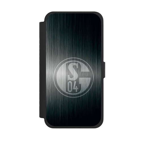 Apple iPhone 15 Pro Max NIVOflip Schalke 04 Metall Look