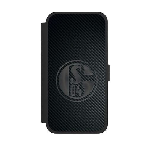Apple iPhone 15 Pro Max NIVOflip Schalke 04 Carbon Look