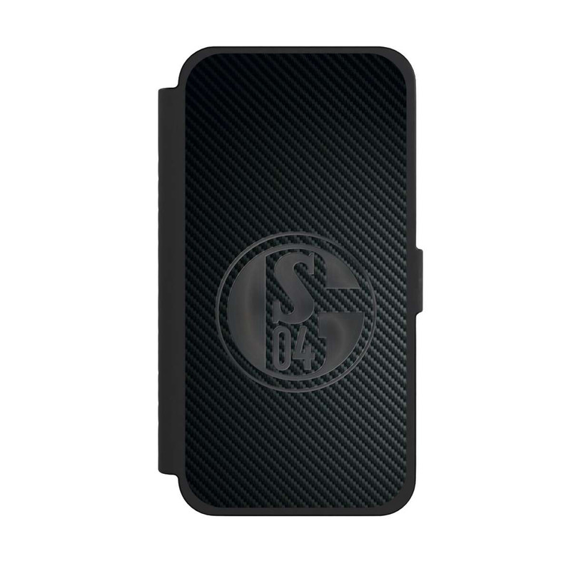iPhone 15 Pro Max NIVOflip Schalke 04 Carbon Look