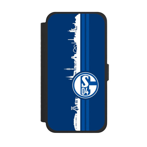 Apple iPhone 15 Pro Max NIVOflip Schalke 04 Skyline Blau