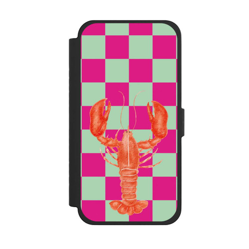 Apple iPhone 15 Pro Max NIVOflip Pink Checkers Lobster