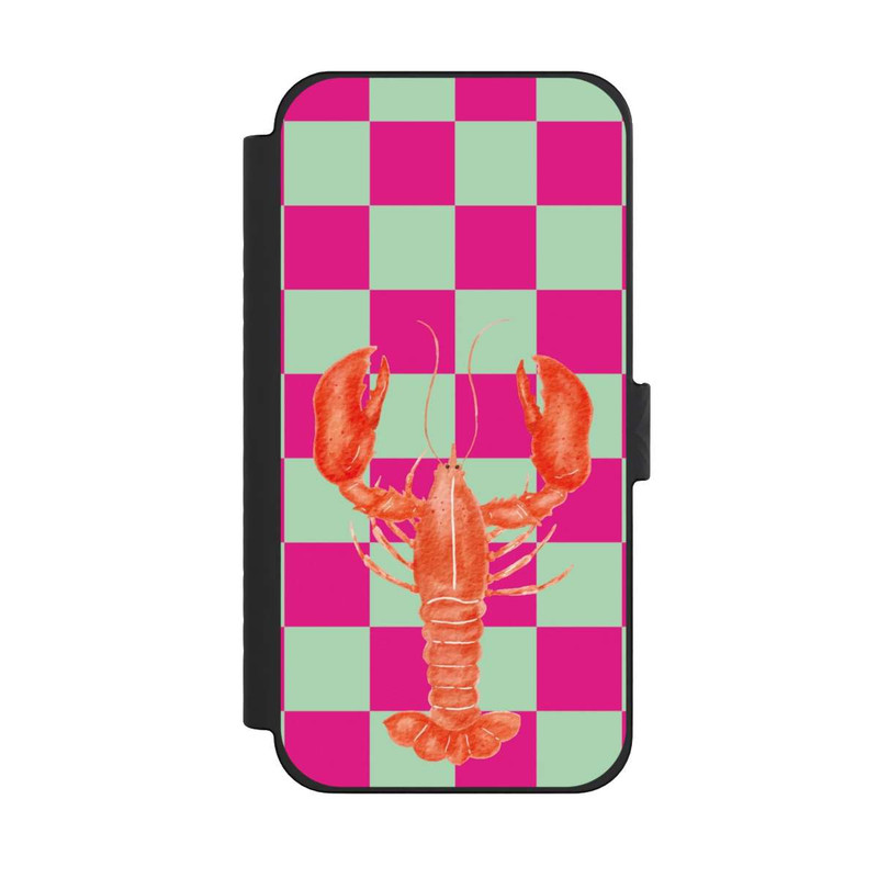 iPhone 15 Pro Max NIVOflip Pink Checkers Lobster