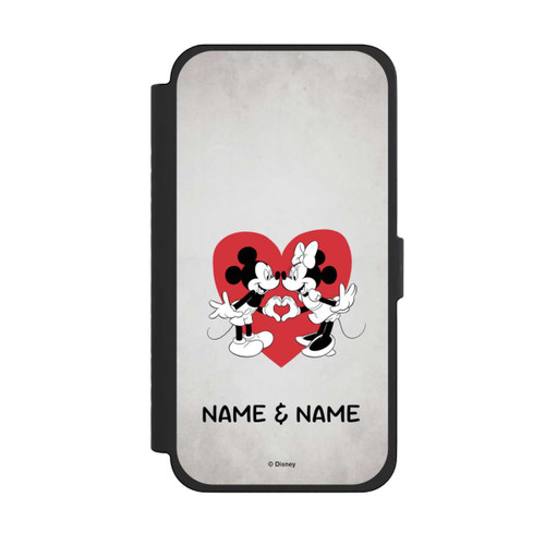 Apple iPhone 15 Pro Max NIVOflip Minnie und Micky Personalisierbar