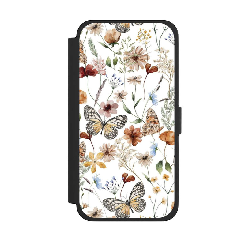 iPhone 15 Pro Max NIVOflip Wildflowers and Butterflies Pattern