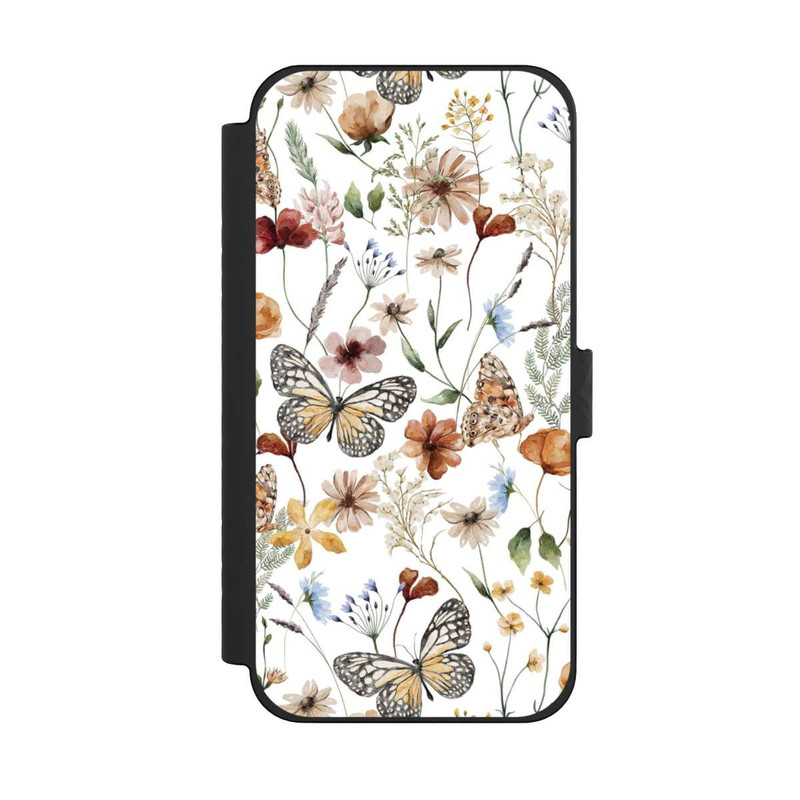 iPhone 15 Pro Max NIVOflip Wildflowers and Butterflies Pattern