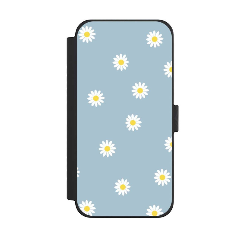 iPhone 15 Pro Max NIVOflip Gänseblümchen Muster Blau