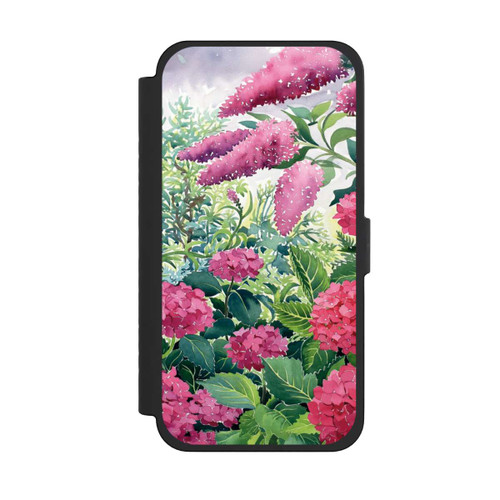 Apple iPhone 15 Pro Max NIVOflip Garden Hydrangeas and Buddleia by Christopher Ryland