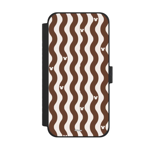 Apple iPhone 15 Pro Max NIVOflip Mickey Mouse Brown Pattern Waves