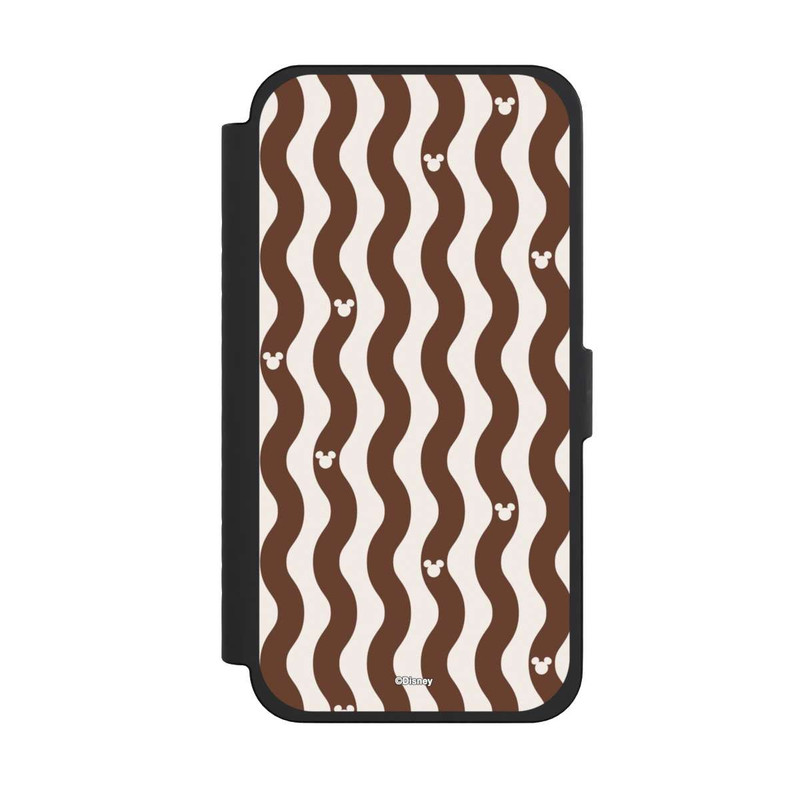 iPhone 15 Pro Max NIVOflip Mickey Mouse Brown Pattern Waves