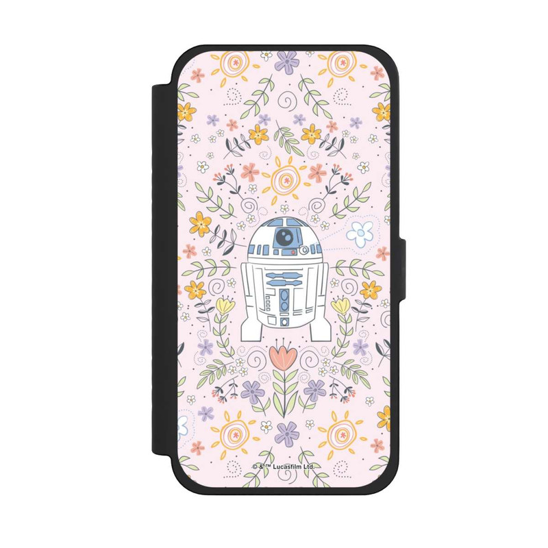 iPhone 15 Pro Max NIVOflip R2D2 Blumen Muster