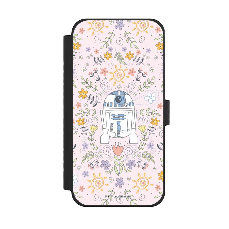 iPhone 15 Pro Max NIVOflip R2D2 Blumen Muster