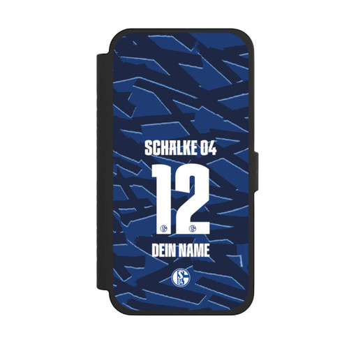 Apple iPhone 15 Pro Max NIVOflip Schalke 04 Trikot Personalisierbar 25-26