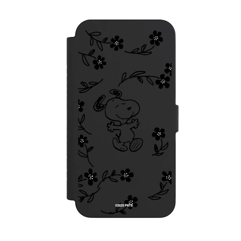 iPhone 15 Pro Max NIVOflip Snoopy und Flowers Transparent