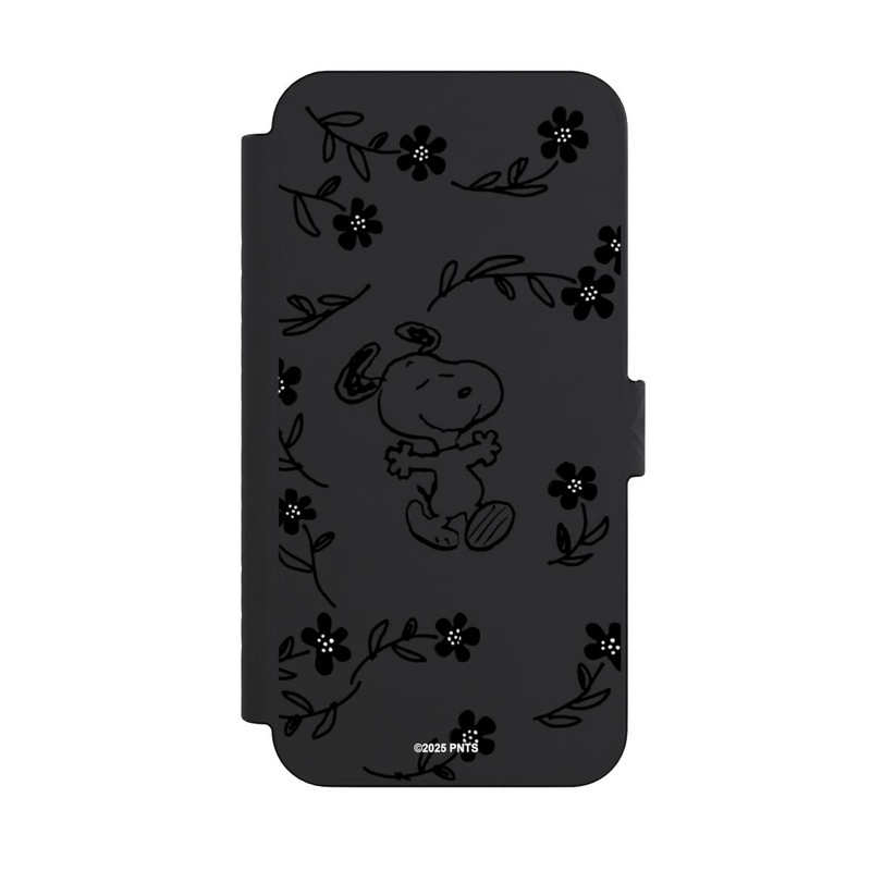 iPhone 15 Pro Max NIVOflip Snoopy und Flowers Transparent