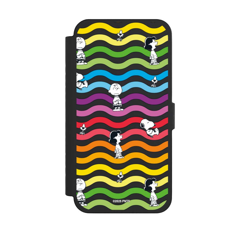 iPhone 15 Pro Max NIVOflip Snoopy Pattern Rainbow Transparent