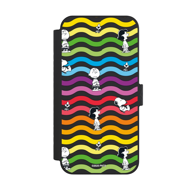 iPhone 15 Pro Max NIVOflip Snoopy Pattern Rainbow Transparent