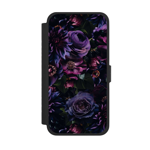 Apple iPhone 15 Pro Max NIVOflip Dunkle Lila Blüten 
