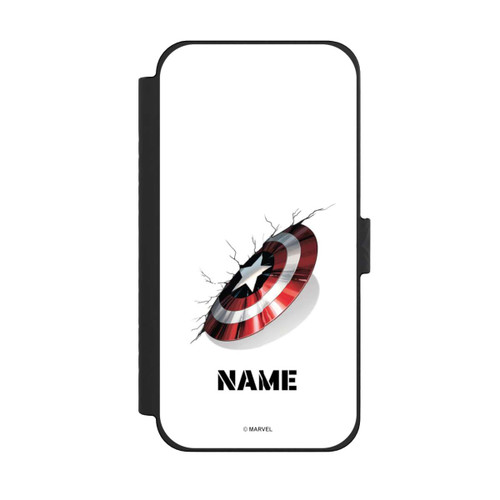 Apple iPhone 15 Pro Max NIVOflip Captain America Shield Personalisierbar
