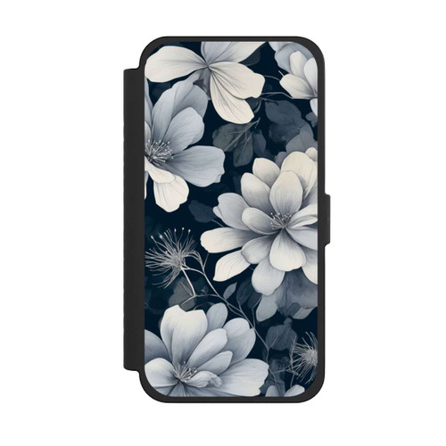 Apple iPhone 15 Pro Max NIVOflip Negative Flower Blue White with AI